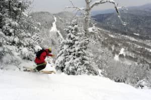 Skiing at Mad River Glen by Jeb Wallace-Brodeur