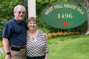 Peter & Susan at West Hill House B&B